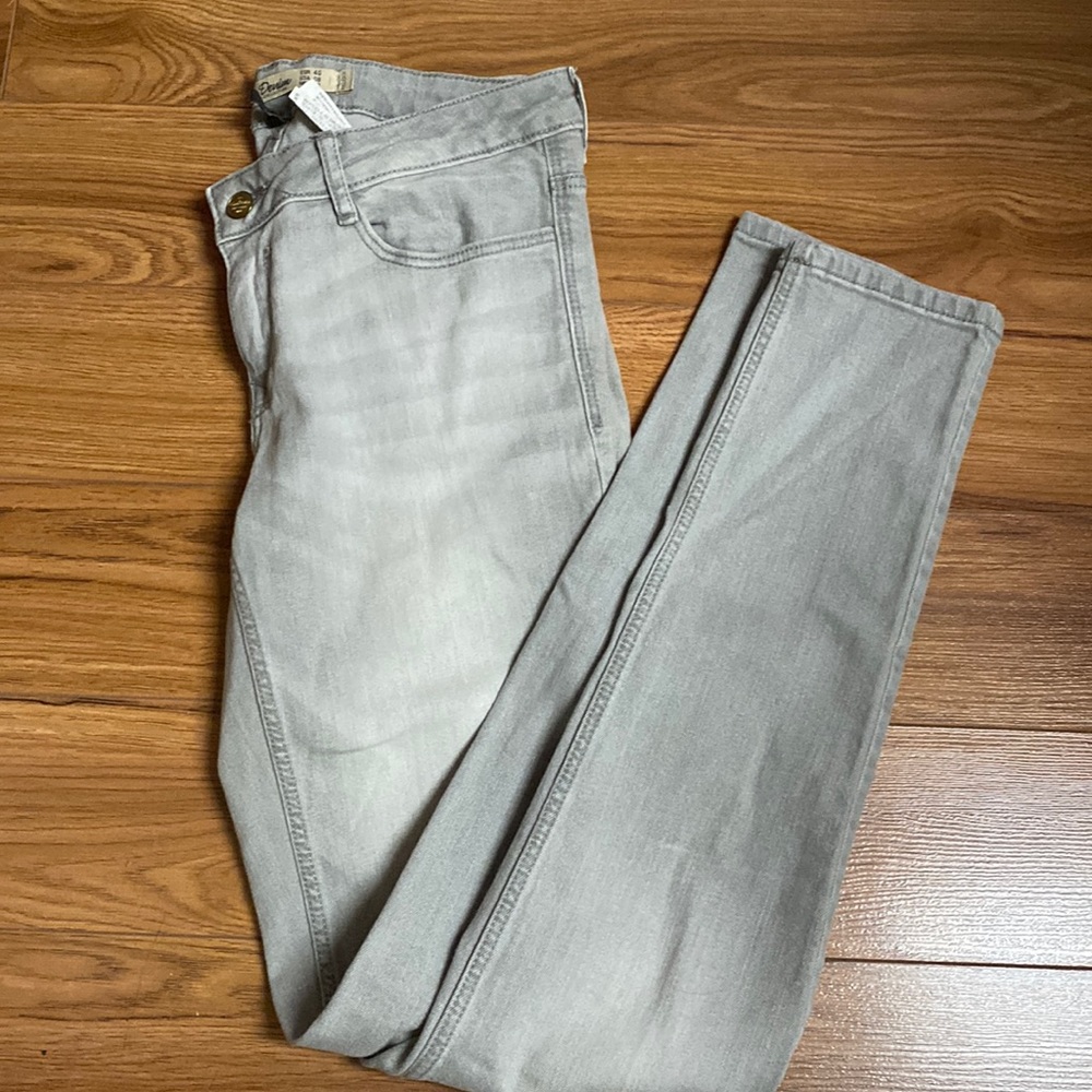 Zara core denim collection  size 8, slim gray pants